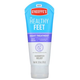 Здоровые ноги, ночное лечение, крем для ног, Healthy Feet, Night Treatment, Foot Cream, O'Keeffe's, 85 г купить в Киеве и Украине