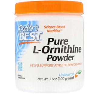 L-орнитин Doctor's Best (L-Ornithine) 200 г купить в Киеве и Украине