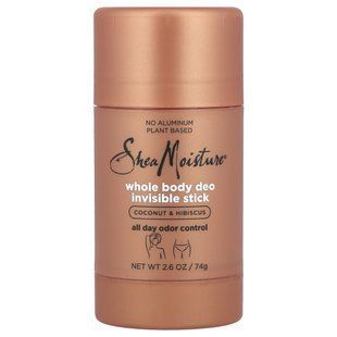 SheaMoisture, Whole Body Deo Invisible Stick, Coconut & Hibiscus, 2.6 oz (74 g) купить в Киеве и Украине