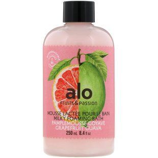 Молочная пенящаяся средство, грейпфрутовая гуава, Fruits & Passion, 8,4 жидких унции (250 мл) купить в Киеве и Украине