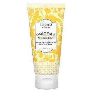 Lilyana Naturals, Daily Face Sunscreen, SPF 30 with Zinc Oxide, 1.7 oz (48 g) купить в Киеве и Украине