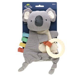 itzy ritzy, Bitzy Crinkle, Sensory Crinkle Toy with Teether, 0 Months+, Koala, 1 Count купить в Киеве и Украине