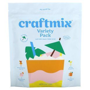 Craftmix, Cocktail Mix Packets, Variety Pack, 12 Packets, 2.96 oz, (84 g) купить в Киеве и Украине
