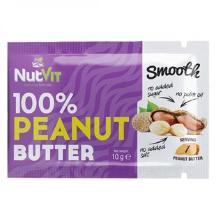 100% арахисовое масло, 100% PEANUT BUTTER, NutVit, 10 г купить в Киеве и Украине