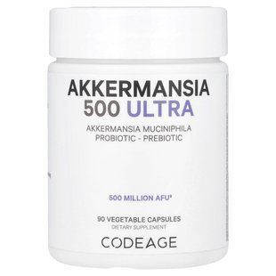 Аккермансія підтримка здоров'я кишечника CodeAge (Akkermansia 500 Ultra) 500 млн КУО 90 капсул