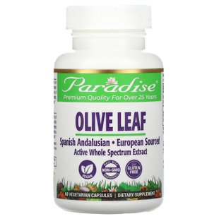 Экстракт оливковых листьев Paradise Herbs (Olive Leaves) 250 мг 60 капсул купить в Киеве и Украине