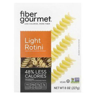 Fiber Gourmet, Light Rotini , 8 oz (227 g)