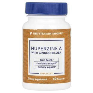 The Vitamin Shoppe, Huperzine A With Ginkgo Biloba, 60 Capsules