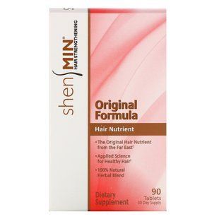 Живильний засіб для волосся, оригінальна формула, Shen Min Hair Nutrient Original Formula, Natrol, 90 таблеток