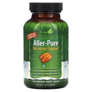 Irwin Naturals, Aller-Pure, підтримка рівня гістаміну, 54 капсули з рідиною