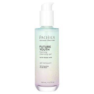 Pacifica, Future Youth, Foaming Cleansing Gel, Oat & Flower Milk, 4.7 fl oz (140 ml)