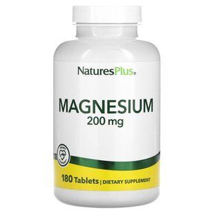 Магний Nature's Plus (Magnesium) 200 мг 180 таблеток купить в Киеве и Украине