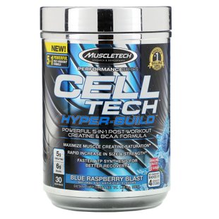 Восстановление после тренировки вкус голубой малины Muscletech (Cell Tech Performance Series) 482 г купить в Киеве и Украине