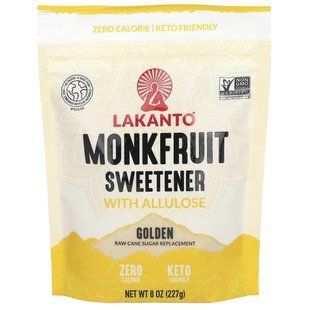 Lakanto, підсолоджувач Monkfruit з алюлозою, золотистий, 227 г (8 унцій)