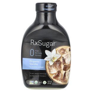 RxSugar, Organic Vanilla Syrup, 16 fl oz (473 ml) купить в Киеве и Украине