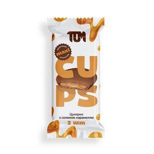 TOM peanut butter, Цукерки з солоною карамеллю в молочному шоколаді, 38 g купить в Киеве и Украине