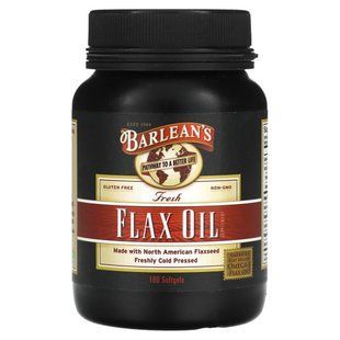 Barlean's, Fresh Flax Oil, 100 Softgels купить в Киеве и Украине