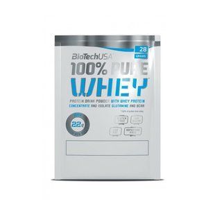 Протеин сывороточный 100% Pure Whey BioTech (Whey Protein) 28 г соленая карамель купить в Киеве и Украине