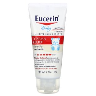 Детский крем при экземе, Baby Eczema Relief Flare-Up Treatment, Eucerin, 57 г купить в Киеве и Украине