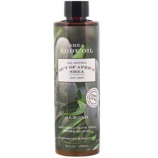 Butter for body shea, almond, Out of Africa, 9 fl oz (266 ml)