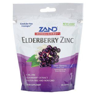 Candies with elderberry and zinc for immunity Zand (Elderberry Zinc Sweet Elderberry) 80 candies.