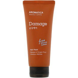 Аргановая маска для волос, восстановление поврежденных волос, Aromatica, 180 г (6,3 унции) купить в Киеве и Украине