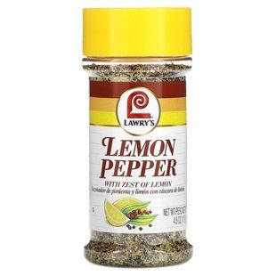 Lawry's, Lemon Pepper With Zest of Lemon, 4.5 oz (127 g) купить в Киеве и Украине