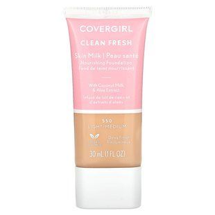 Covergirl, Clean Fresh, живильна основа з молочком для шкіри, 550 світлих/середніх тонів, 30 мл (1 рідк. унція)