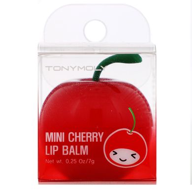 Міні вишневий бальзам для губ, Tony Moly, 0,25 унції (7 г)