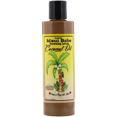 Дивовижний лосьйон для браунінга з кокосовою олією, Maui Babe, 8 рідких унцій (236 мл)