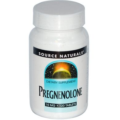 Прегненолон Source Naturals (Pregnenolone) 10 мг 120 таблеток