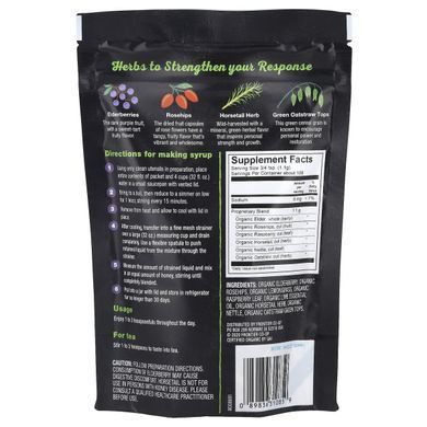 Frontier Natural Products, Органічна суміш бузини та трав для приготування сиропу, суміш міцності, 4,23 унції (120 г)