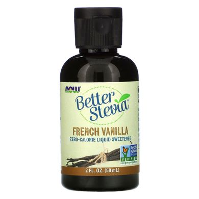 Стевія з ванільним смаком Now Foods (Better Stevia) 59 мл