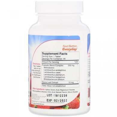 Дитячий пробіотик Zahler (Kidophilus Plus) 90 жувальних таблеток