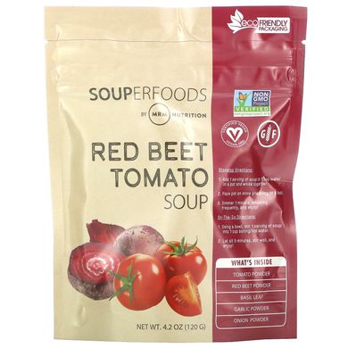 Суперпродукти, томатний суп з червоним буряком, MRM, 120 г