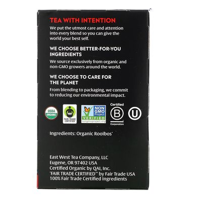 Чай Ройбуш органик без кофеина Choice Organic Teas (Herbal Tea Rooibos) 16 штук 36 г купить в Киеве и Украине