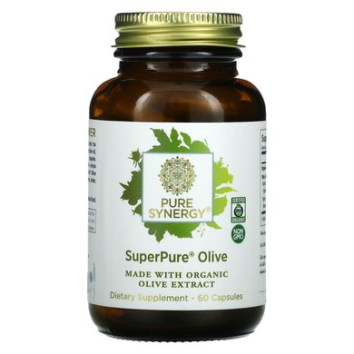 Оливковий екстракт SuperPure, The Synergy Company, 60 органічних капсул