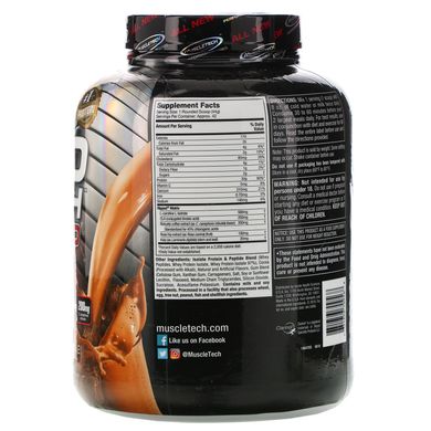 Протеїн + формула для схуднення, сироватковий протеїновий порошок, Браун Chonie Fudge, Muscletech, 1,81 кг