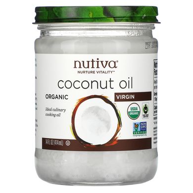 Кокосове масло Nutiva (Coconut Oil) 414 мл