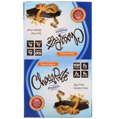 "ChokoRite", белковые батончики с арахисовой пастой, HealthSmart Foods, Inc., 16 батончиков по 1,2 унции (34 г) купить в Киеве и Украине