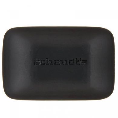 Natural soap for face and body, activated charcoal, Schmidts Naturals, 5 oz (142 g)