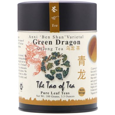 Чай улун "Зелений дракон", The Tao of Tea, 35 унції (100 г)