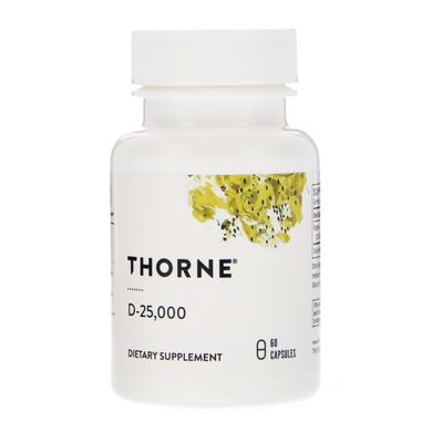 Вітамін Д Thorne Research (Vitamin D) 25000 МО 60 капсул