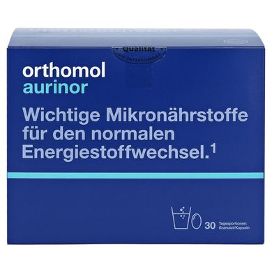 Orthomol Aurinor, Ортомол Аурінор 30 днів (порошок / капсули)