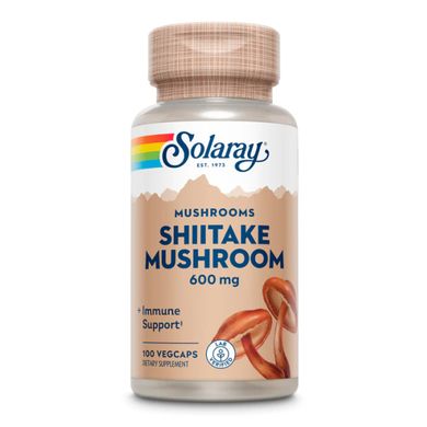 Shiitake Mushroom 600mg - 100 vcaps Solaray