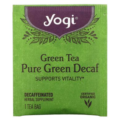 Зеленый чай для похудения Yogi Tea (Slim Life) 16 пакетиков с натуральным вкусом купить в Киеве и Украине