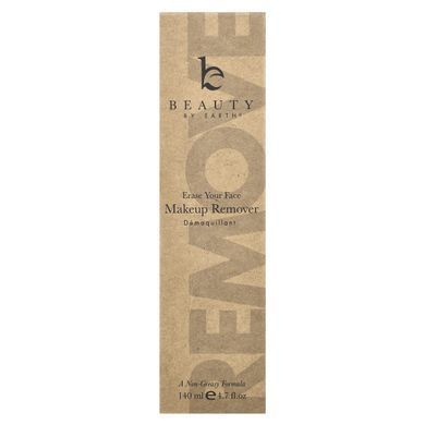 Beauty By Earth, Erase Your Face Makeup Remover, 140 ml (4.7 fluid ounces)