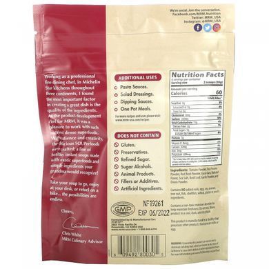 Superfoods, tomato soup with red beets, MRM, 120 g