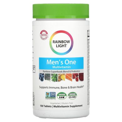 Вітаміни для чоловіків Rainbow Light (Men's One) 150 таблеток