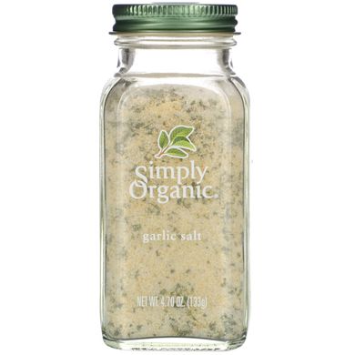 Часникова сіль, Simply Organic, 4,7 унції (133 г)